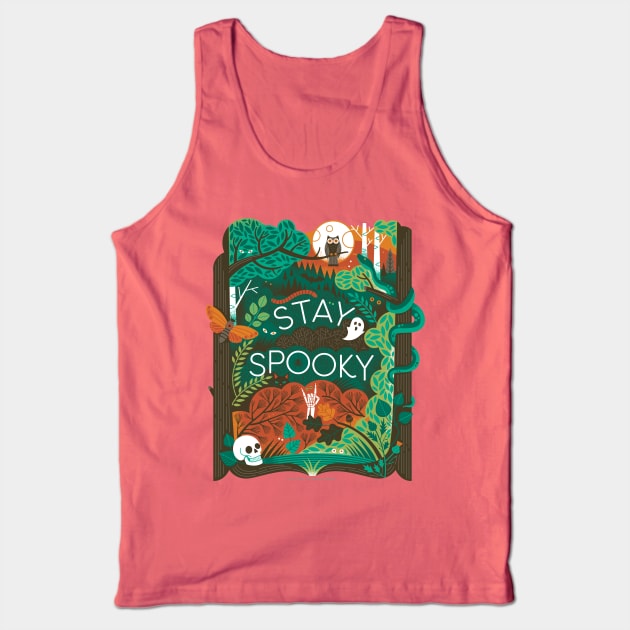 Stay Spooky Tank Top by Lucie Rice Illustration and Design, LLC